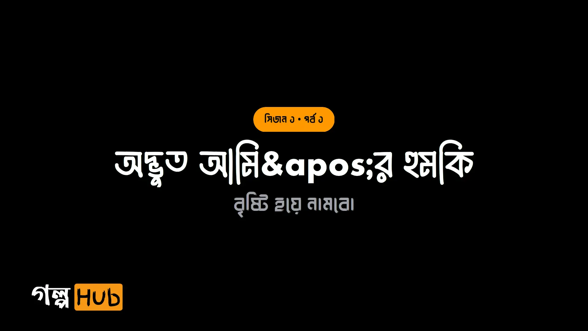 অদ্ভুত আমি'র হুমকি