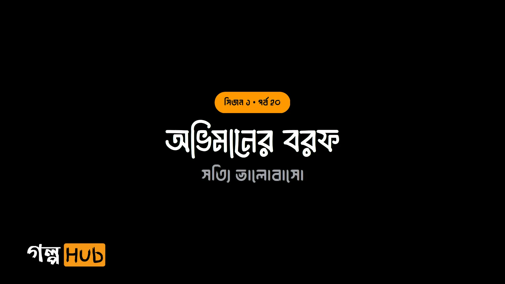 অভিমানের বরফ