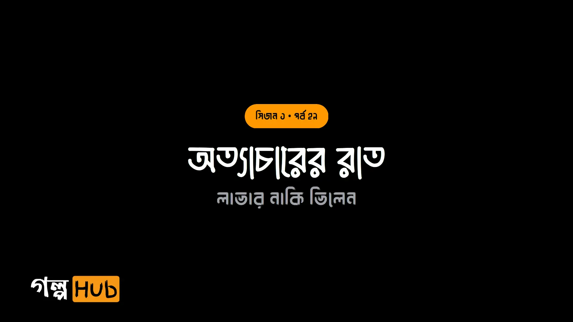 অত্যাচারের রাত