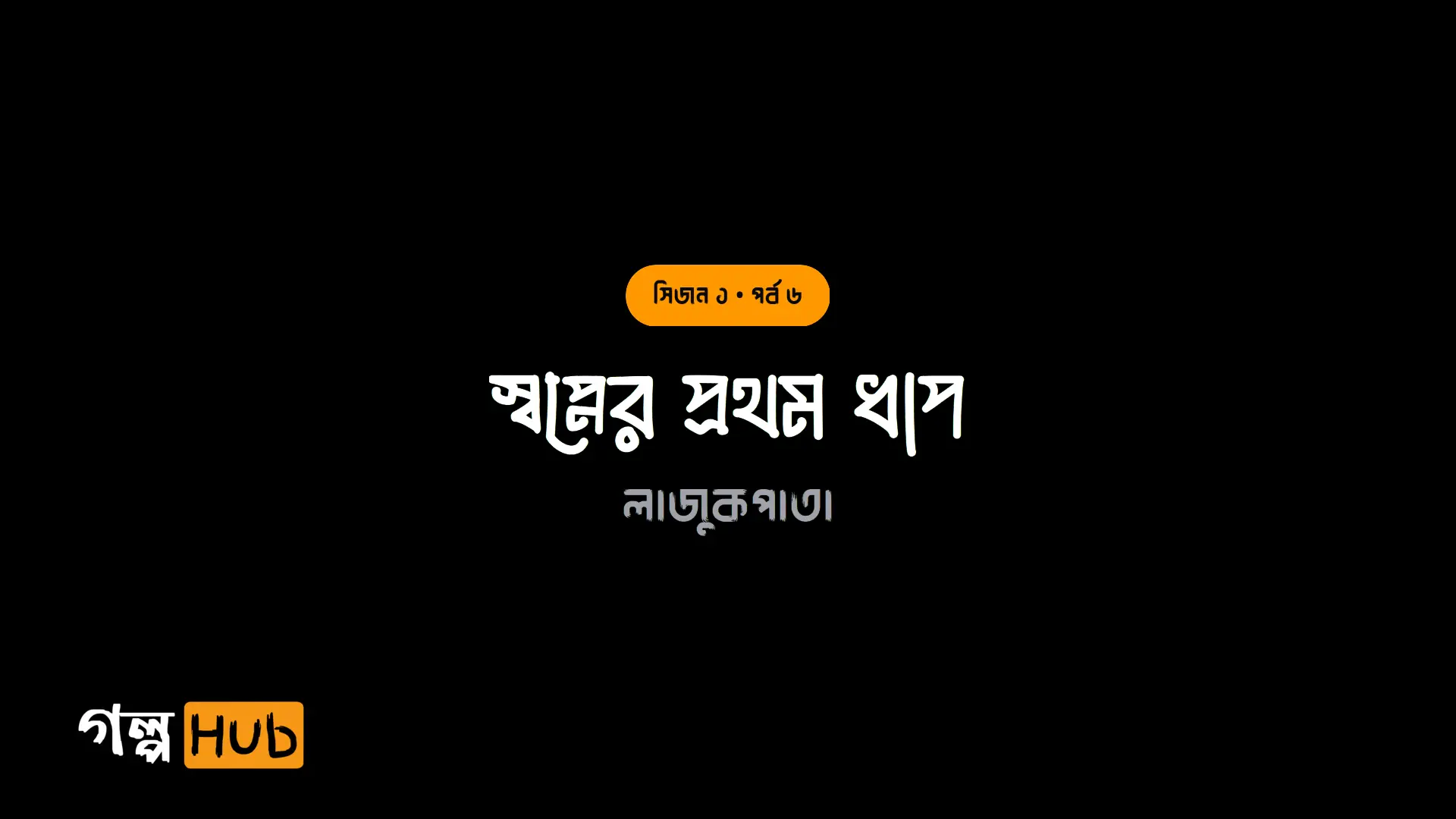 স্বপ্নের প্রথম ধাপ