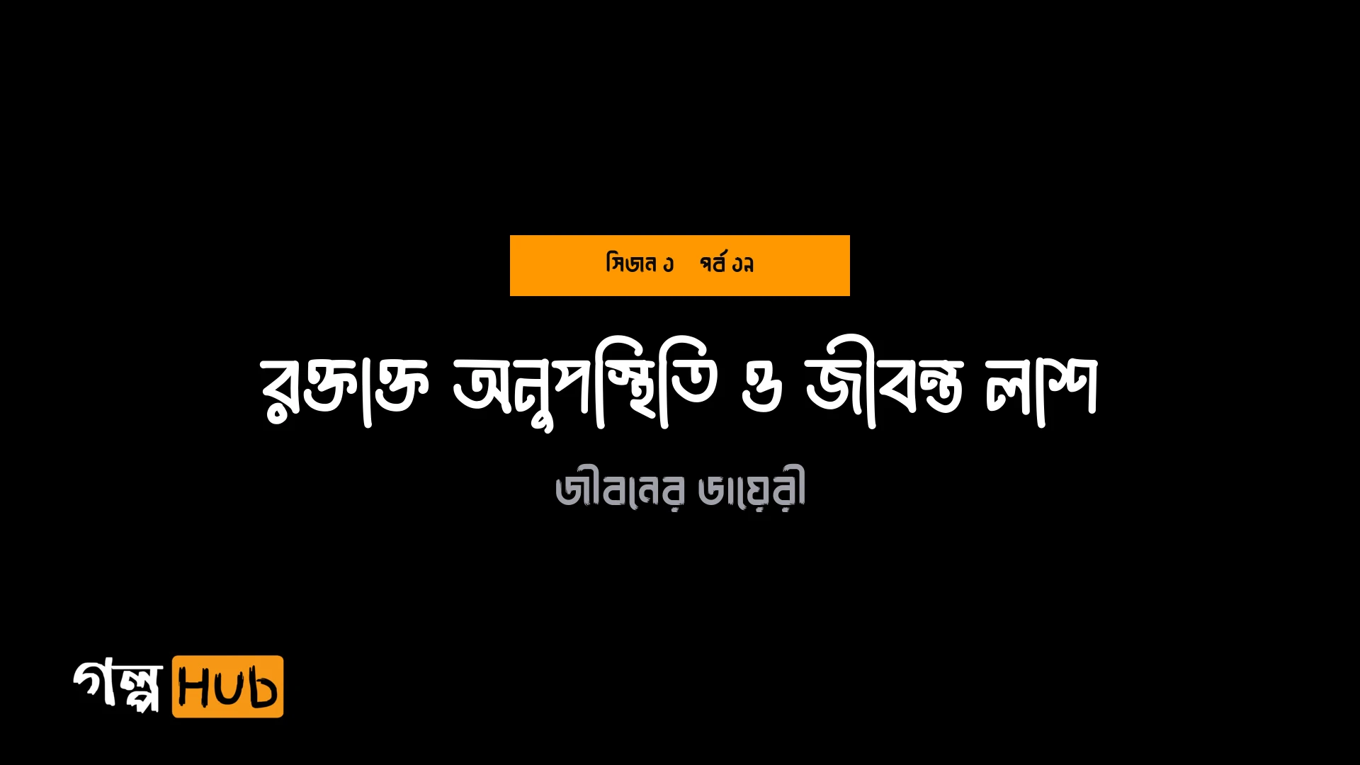 রক্তাক্ত অনুপস্থিতি ও জীবন্ত লাশ