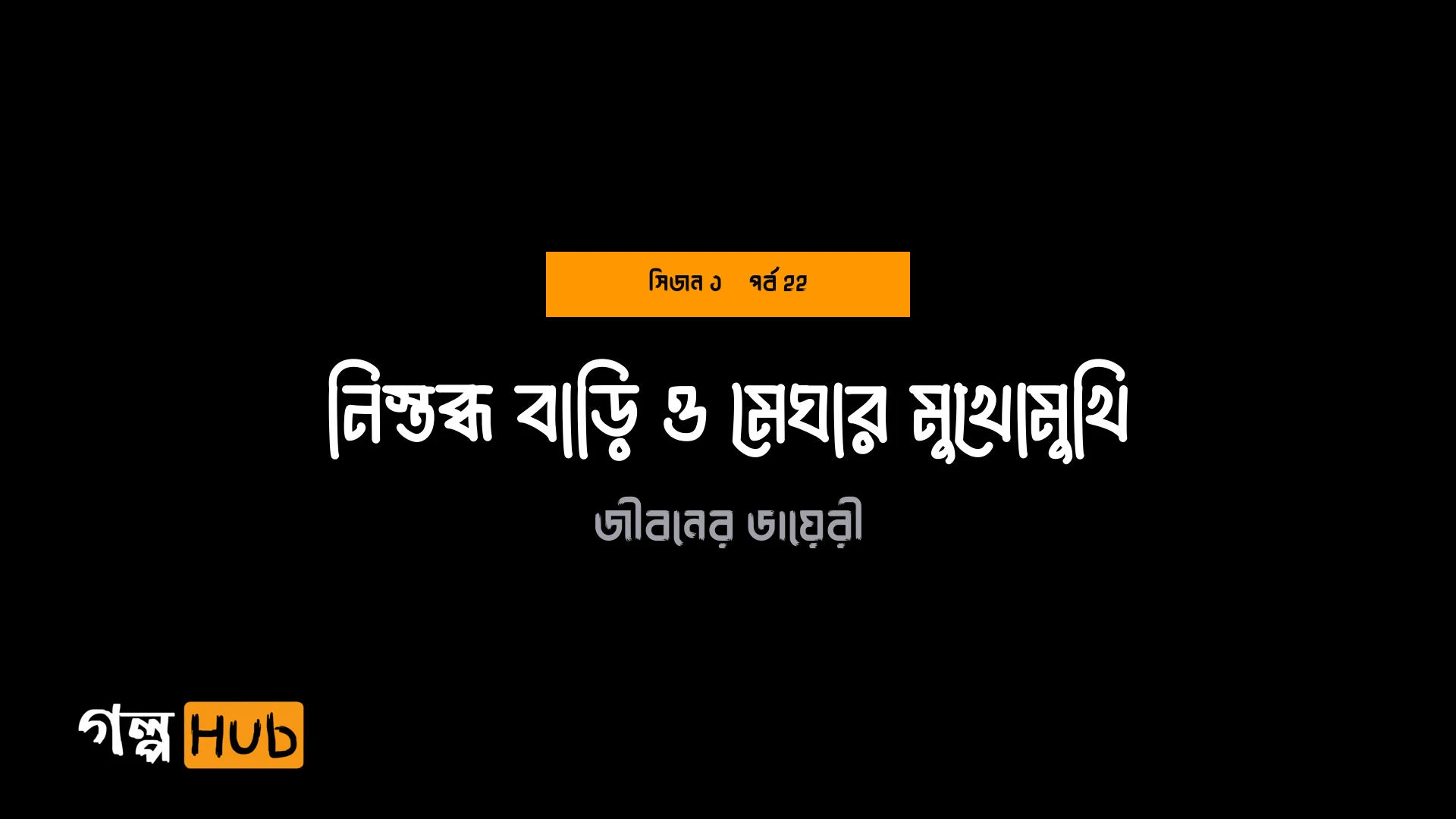 নিস্তব্ধ বাড়ি ও মেঘার মুখোমুখি
