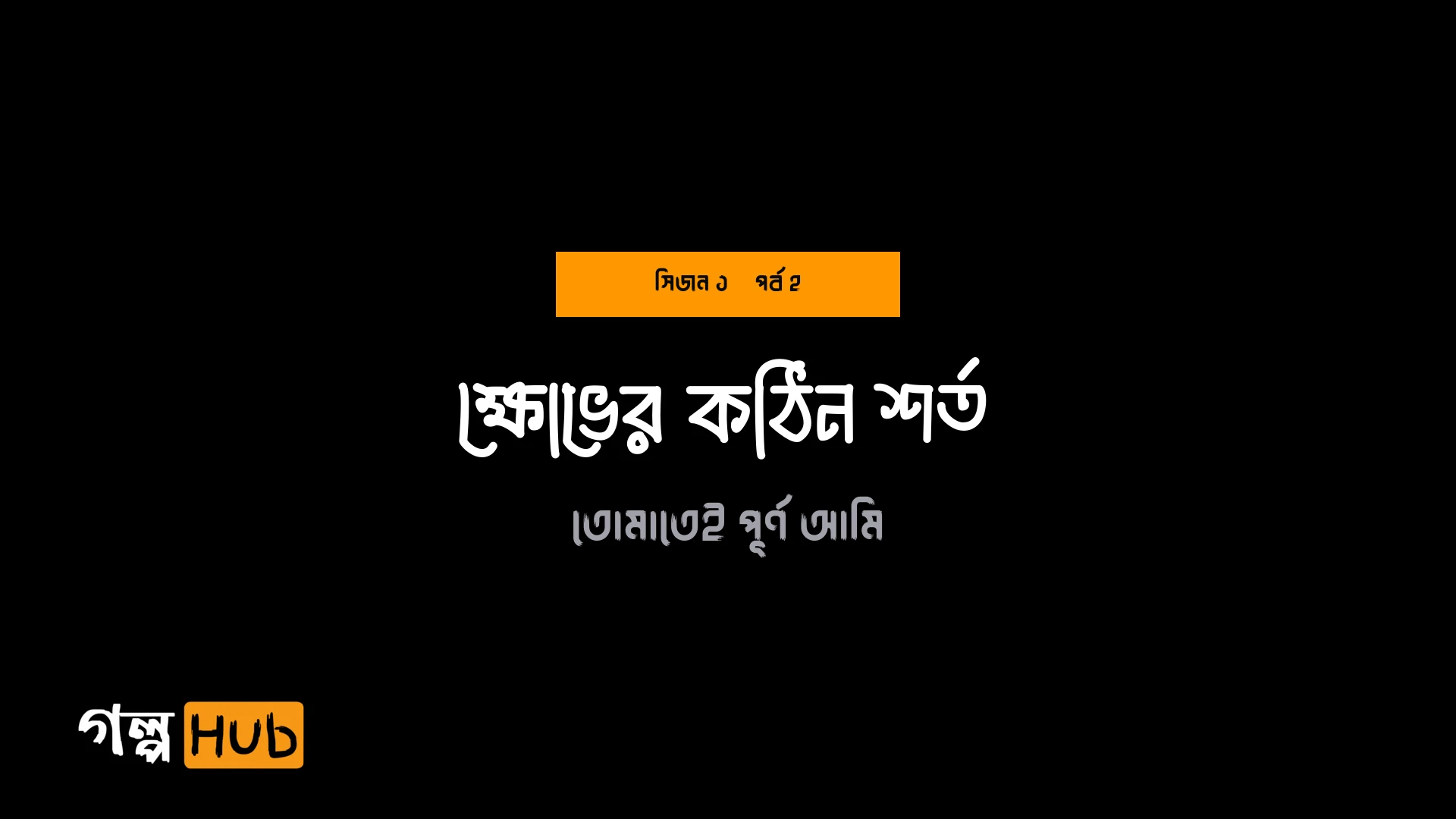 ক্ষোভের কঠিন শর্ত