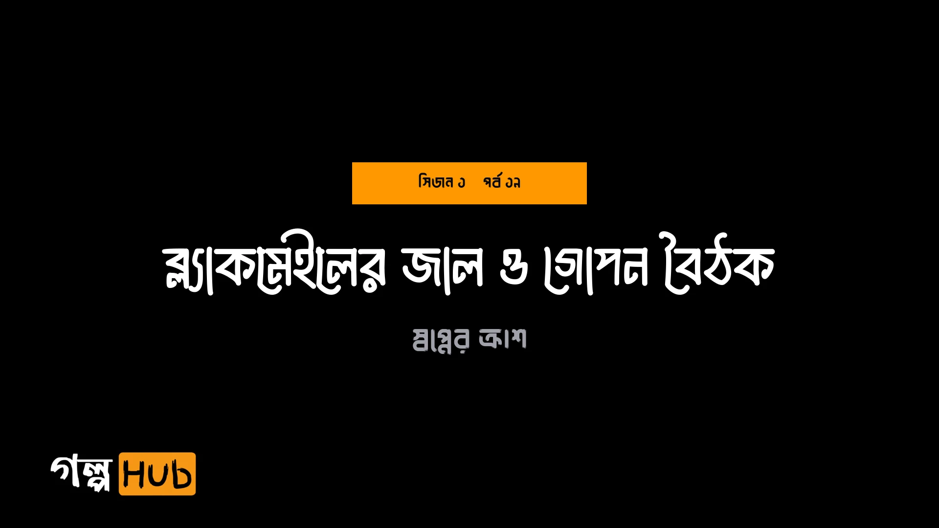ব্ল্যাকমেইলের জাল ও গোপন বৈঠক