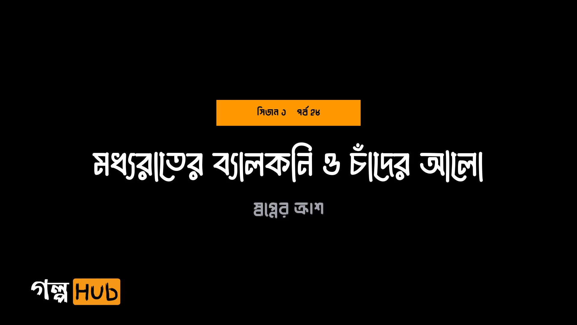 মধ্যরাতের ব্যালকনি ও চাঁদের আলো