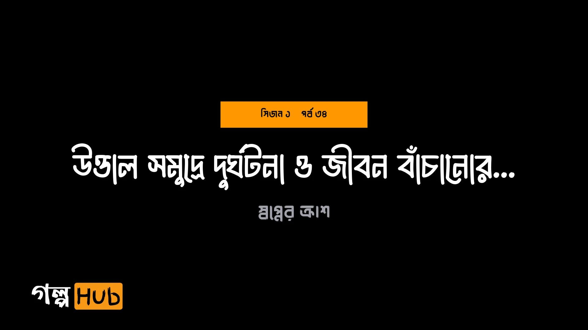 উত্তাল সমুদ্রে দুর্ঘটনা ও জীবন বাঁচানোর শ্বাস